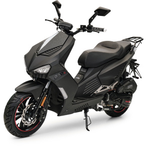Motorroller BAD s Mattschwarz 125ccm